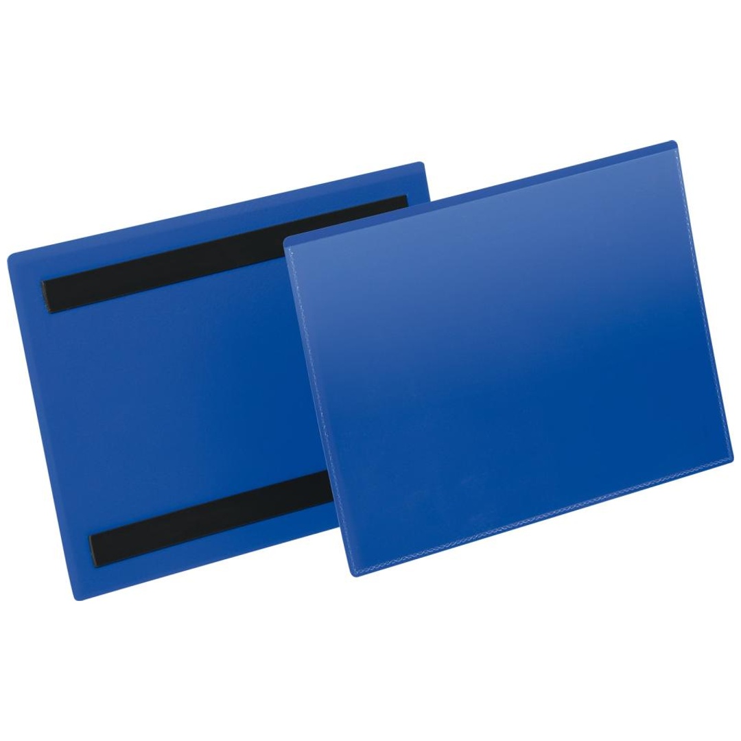 DURABLE Etikettentasche B210xH148 mm A5 quer blau, magnetisch VE 50 Stück