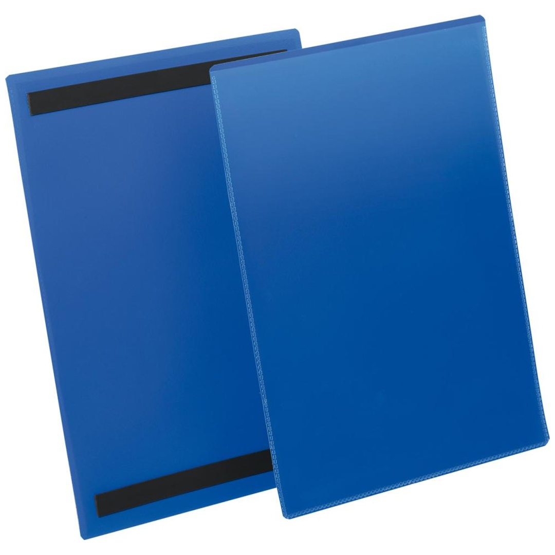 DURABLE Etikettentasche B210xH297 mm A4 hoch blau, magnetisch VE 50 Stück