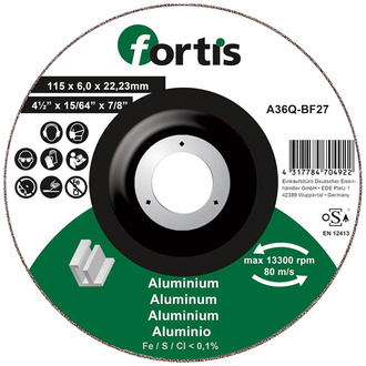 Fortis Schruppscheibe ALU-NE 115 x 6,0 mm