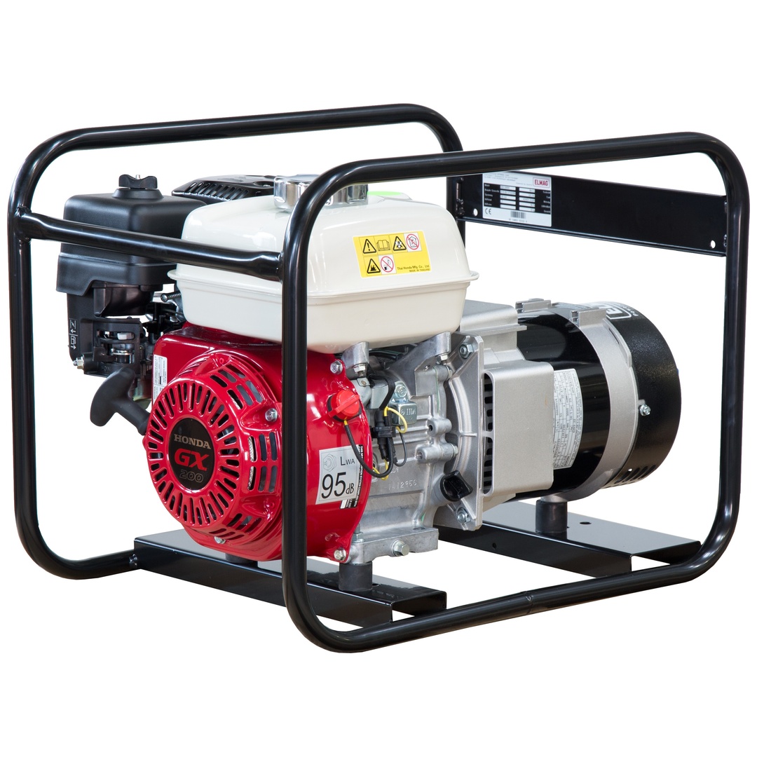 ELMAG Stromerzeuger SEB 3300W-AVR mit HONDA-Motor GX200 mit AVR-Regelung