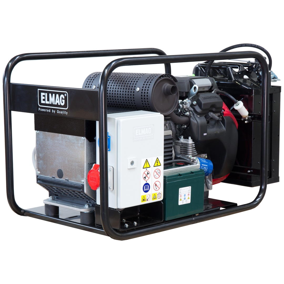 ELMAG Stromerzeuger SEB 16000WDE-AVR mit HONDA-Motor GX690 mit Wechseltank, Elektrostart und AVR-Regelung