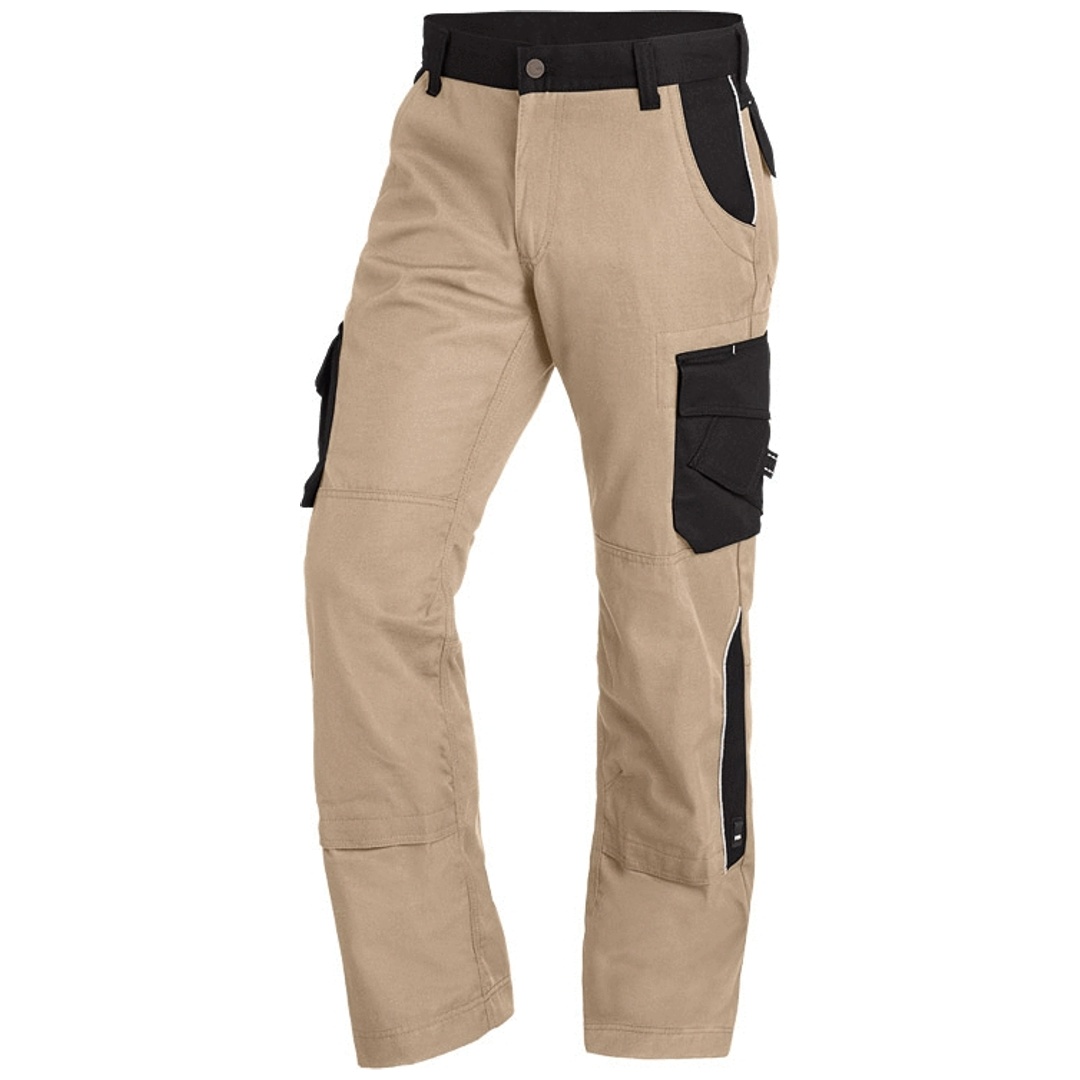 FHB Bundhose Bruno 130430 Gr. 106 beige/schwarz