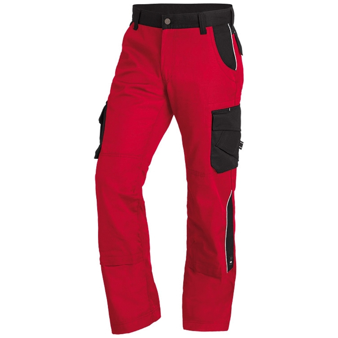FHB Bundhose Bruno 130430 Gr. 52 rot/schwarz