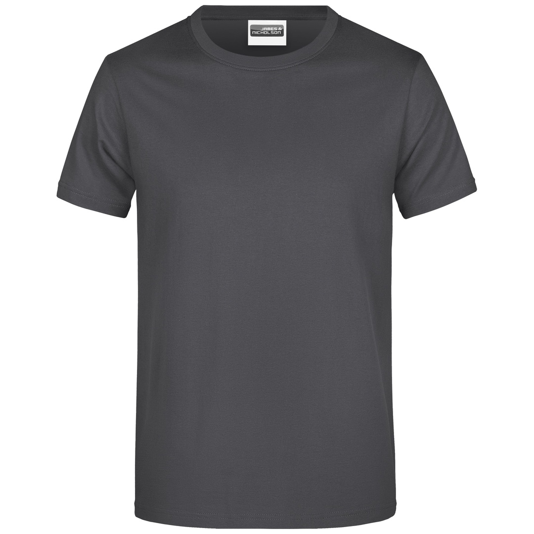 James & Nicholson Basic T-Shirt Man 150 JN797 Gr. XL graphite