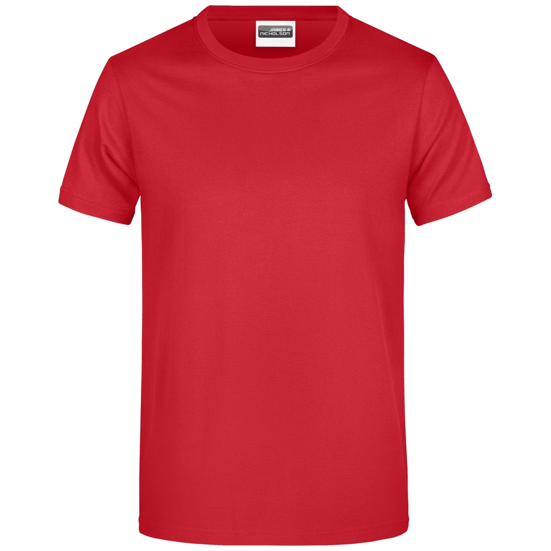 James & Nicholson Basic T-Shirt Man 150 JN797 Gr. 5XL red