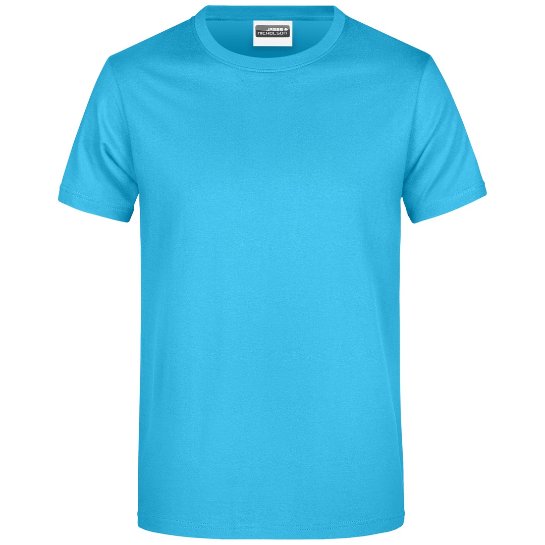 James & Nicholson Basic T-Shirt Man 150 JN797 Gr. M turquoise