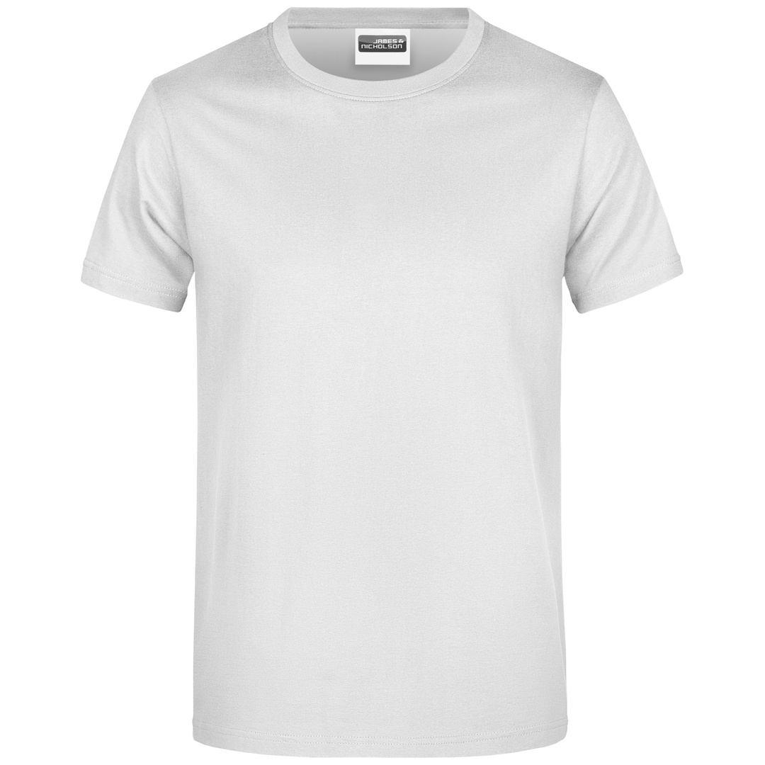 James & Nicholson Basic T-Shirt Man 150 JN797 Gr. Xl White