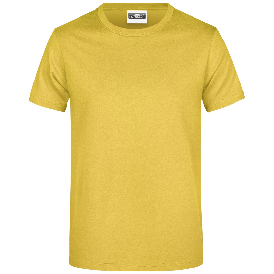 James & Nicholson Basic T-Shirt Man 150 JN797 Gr. XL yellow