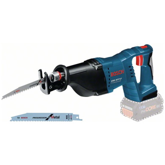 Bosch Akku-Säbelsäge GSA 18 V-LI, incl. 2x Säbelsägeblatt, Karton