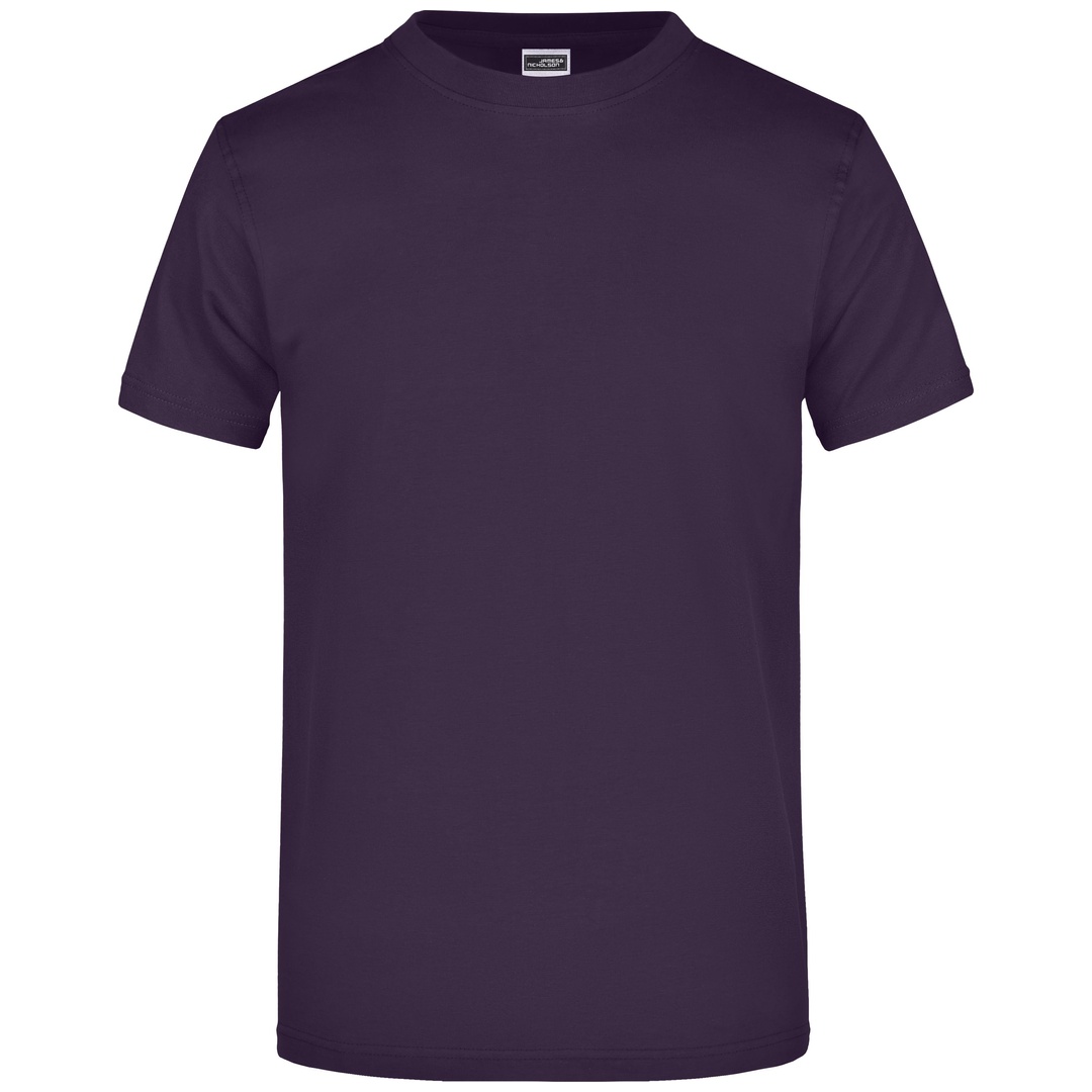 James & Nicholson Damen/Herren Komfort T-Shirt JN002 Gr. M aubergine