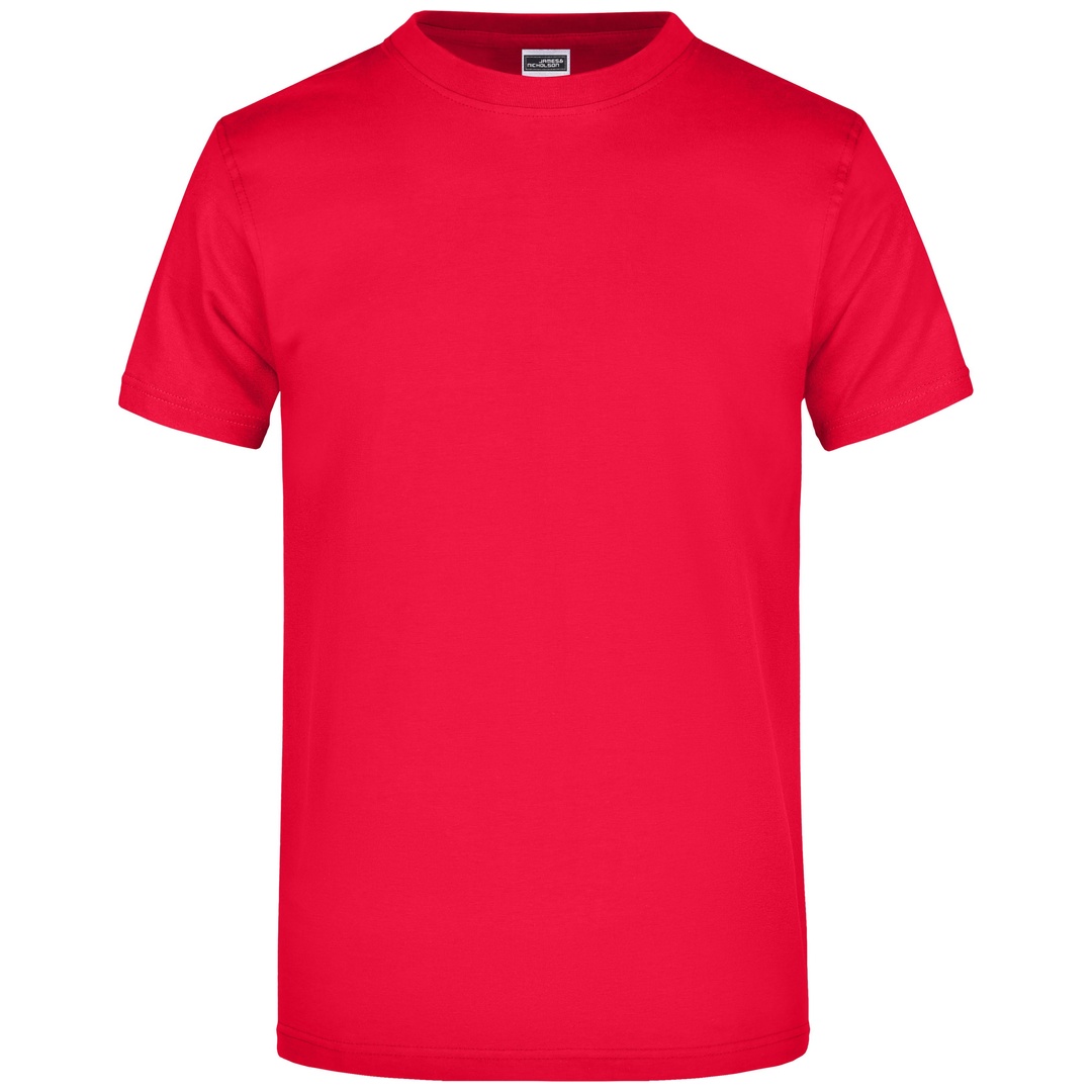 James & Nicholson Damen/Herren Komfort T-Shirt JN002 Gr. S red