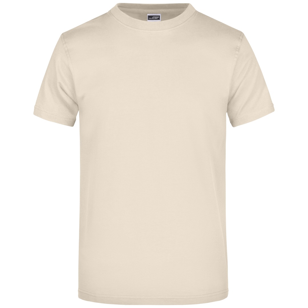 James & Nicholson Damen/Herren Komfort T-Shirt JN002 Gr. S stone