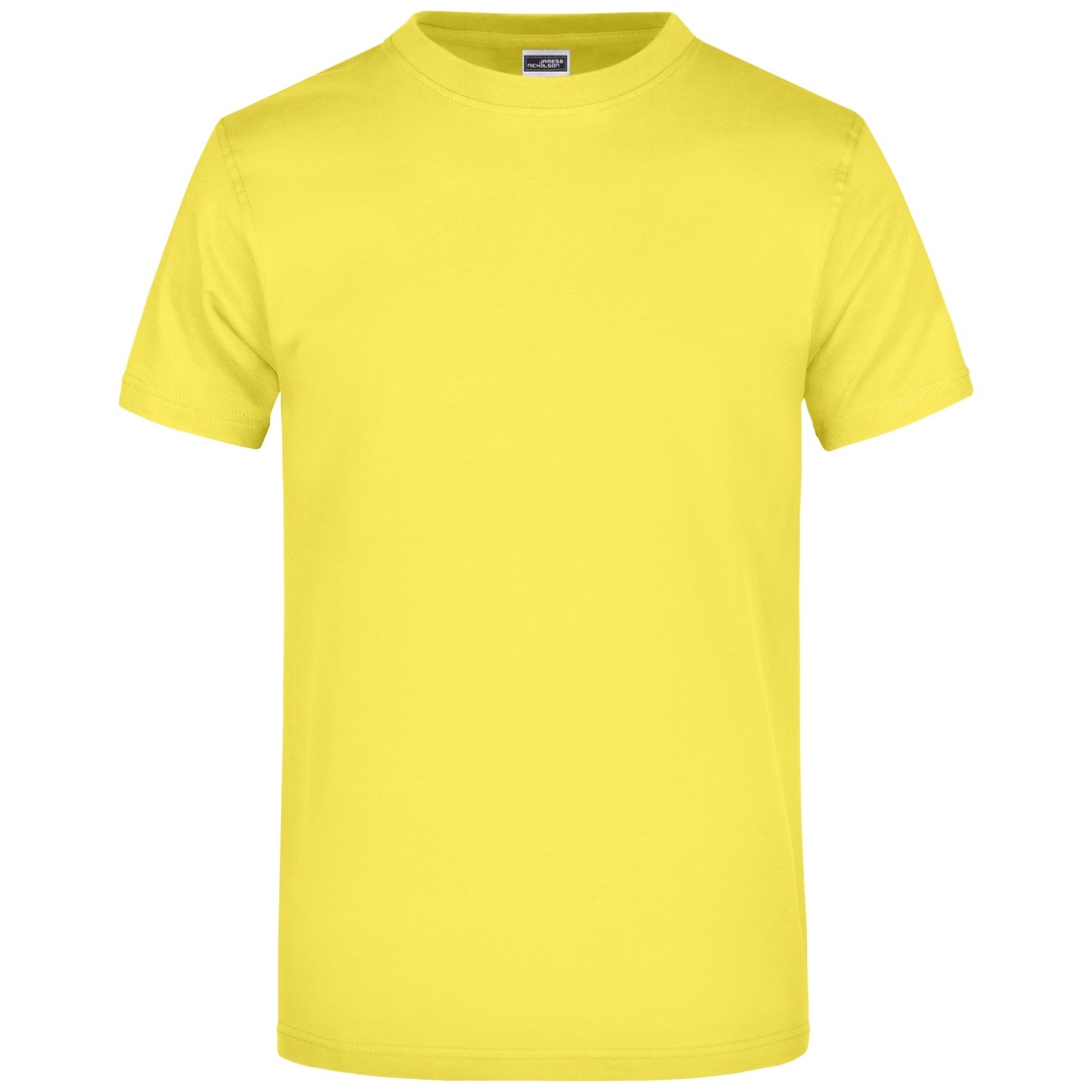 James & Nicholson Damen/Herren Komfort T-Shirt JN002 Gr. XL yellow
