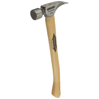 Milwaukee Titanhammer mit Hickorystiel Stiletto Ti14MC-H18, 457 mm lang, gerippt