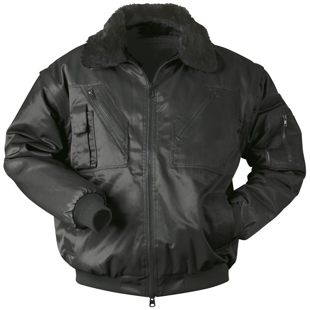 Norway Pilotenjacke Rondane Abnehmbare Ärmel Gr. Xl Schwarz