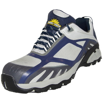 Rual-Tex Sicherheitshalbschuh Dexter S1P SRC Gr. 45 grau/blau