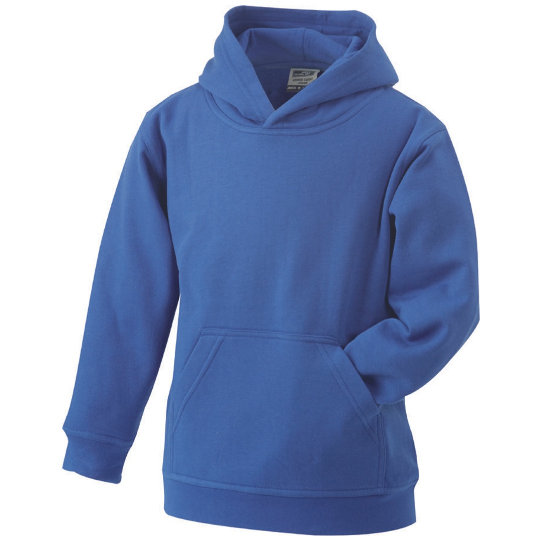 James & Nicholson Kinder Kapuzensweatshirt JN047K Gr. L-140 royal