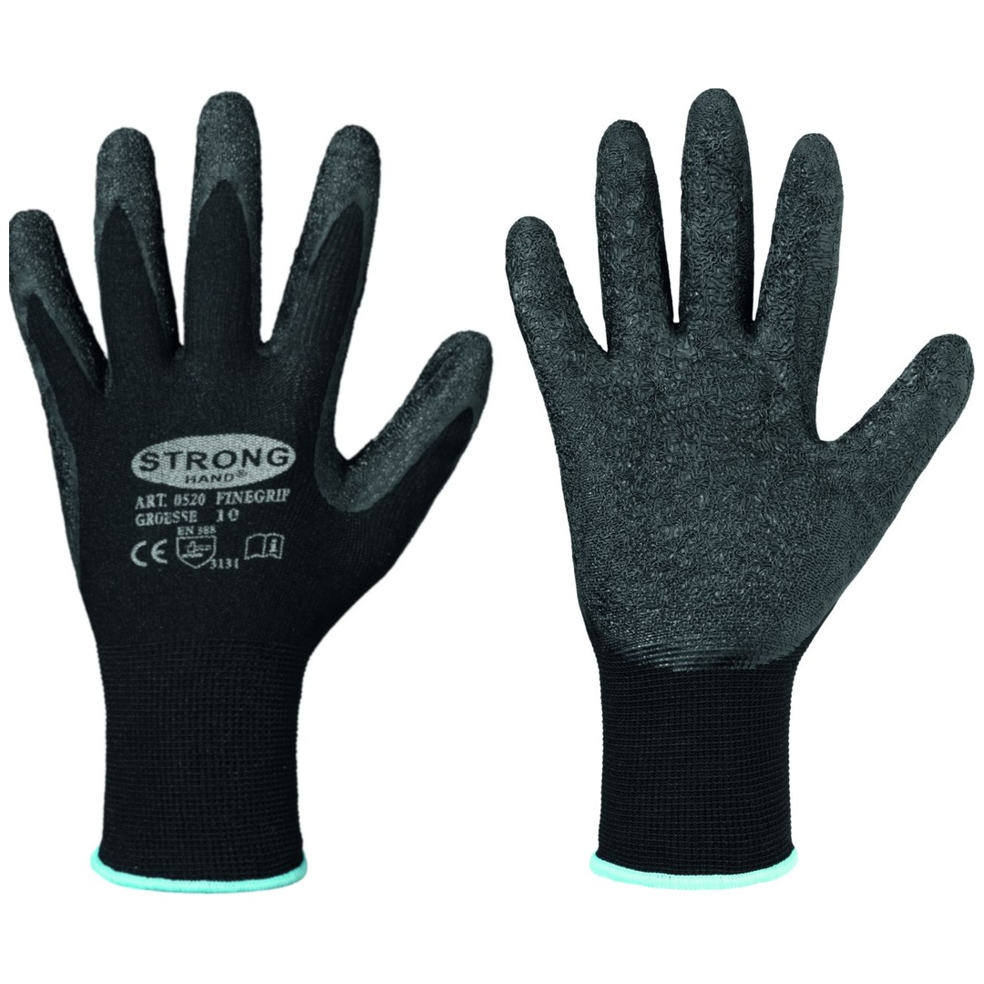 Stronghand Handschuhe Finegrip 0520, Gr. 9 schwarz