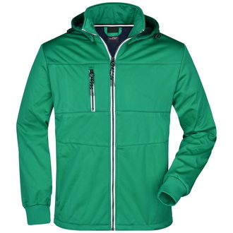 James & Nicholson Mens Maritime Jacket JN1078 Gr. S irish-green/navy/white