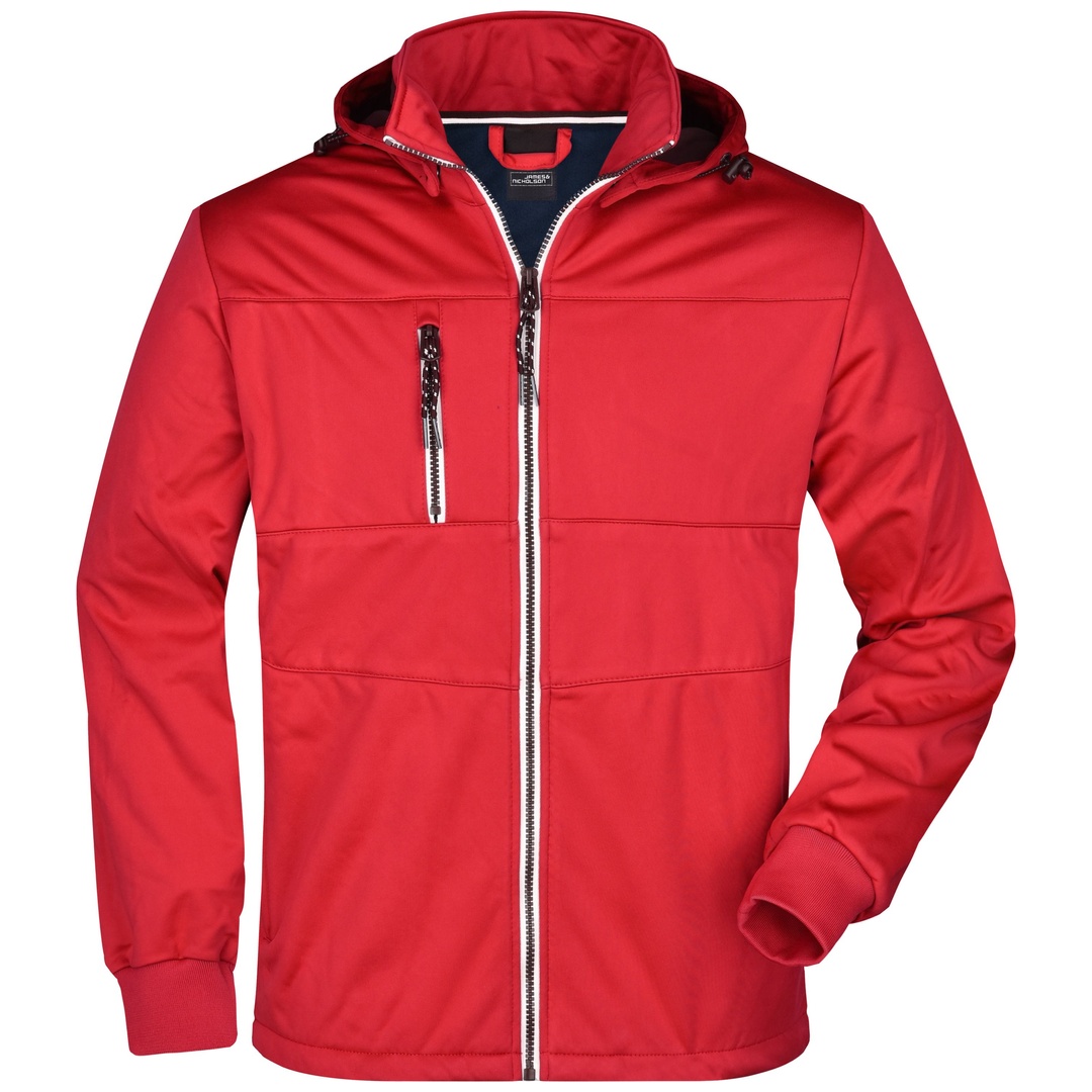 James & Nicholson Mens Maritime Jacket JN1078 Gr. XL red/navy/white