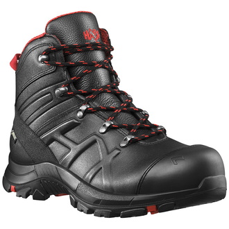 Haix Sicherheitshalbschuh BLACK EAGLE Safety 54 mid Gr. UK 9.0 / EU 43 schwarz/rot