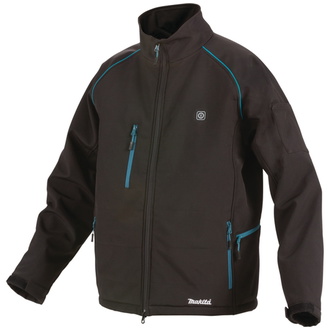 Makita Akku-Thermojacke, 5 Heizelemente, 3 Heizstufen, Größe 2XL