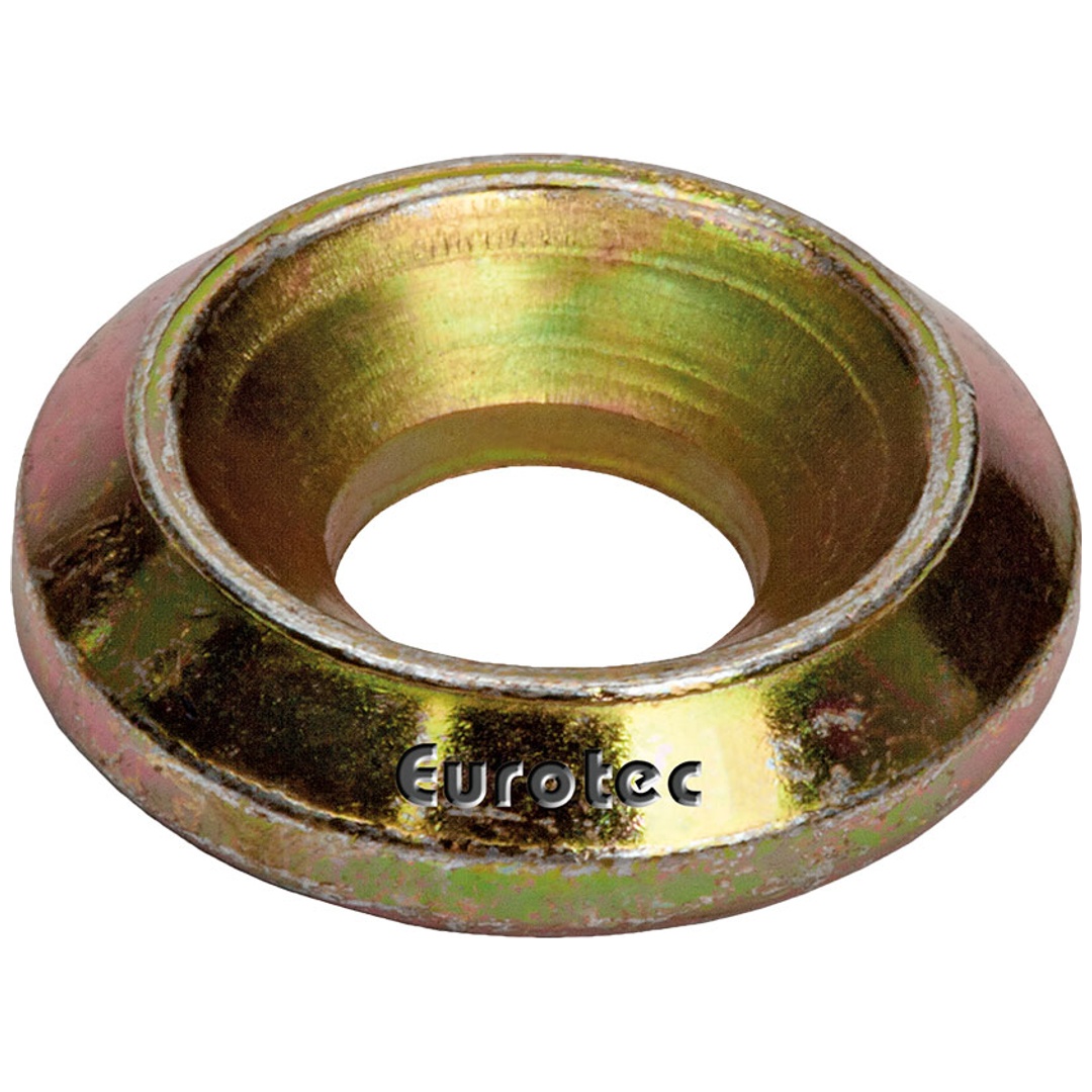 Eurotec Unterlegscheiben für Senkschrauben mit 90 Grad Kopf zn-gelb 10,5mm HP