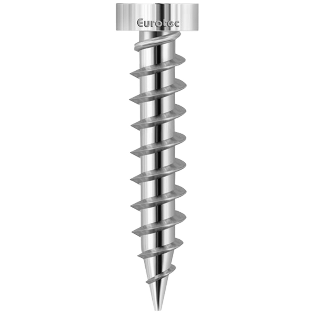 Eurotec Terrassengleiterschraube 4,2x24mm Zylinderkopf TX Edelstahl A4 blank