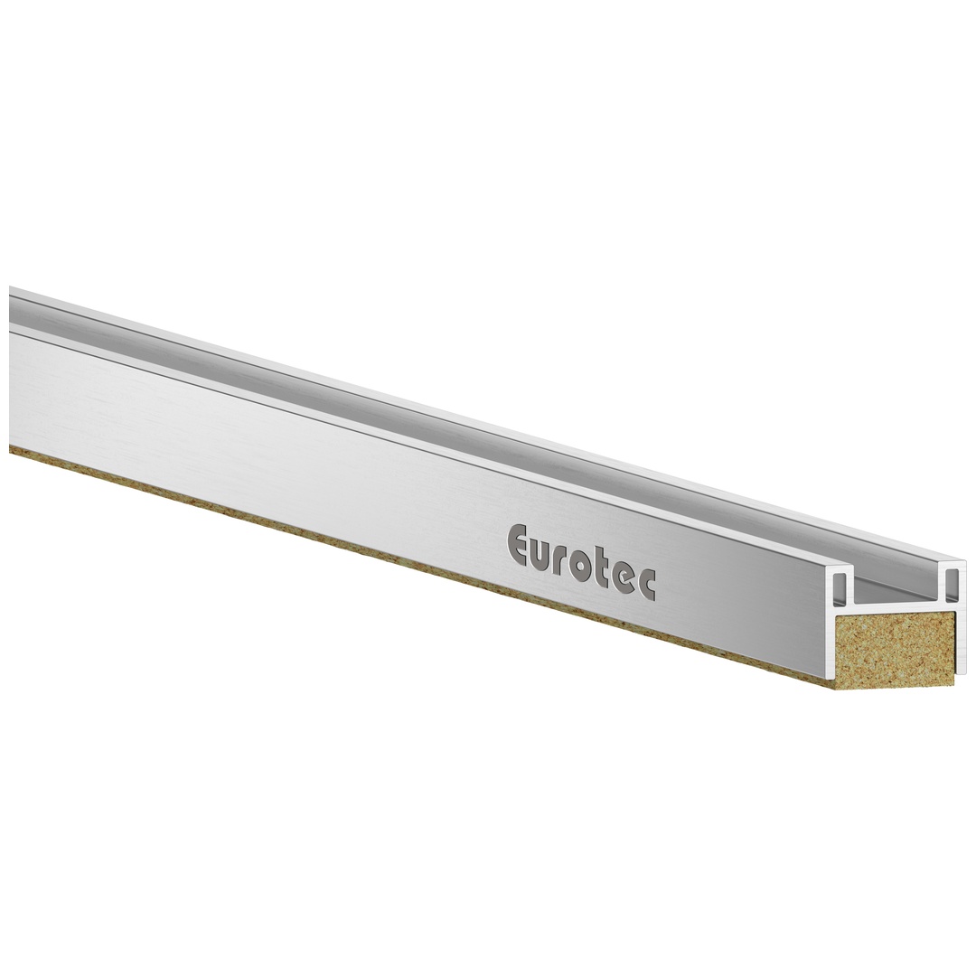Eurotec Alu-Funktionsleiste, Aluminium mit Kork-Einlage, 34x29x1750 mm