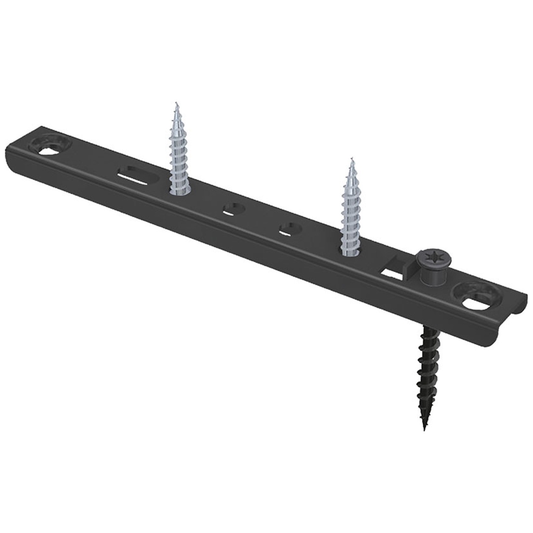 Eurotec FassadenClip, schwarz 115 x 22 mm