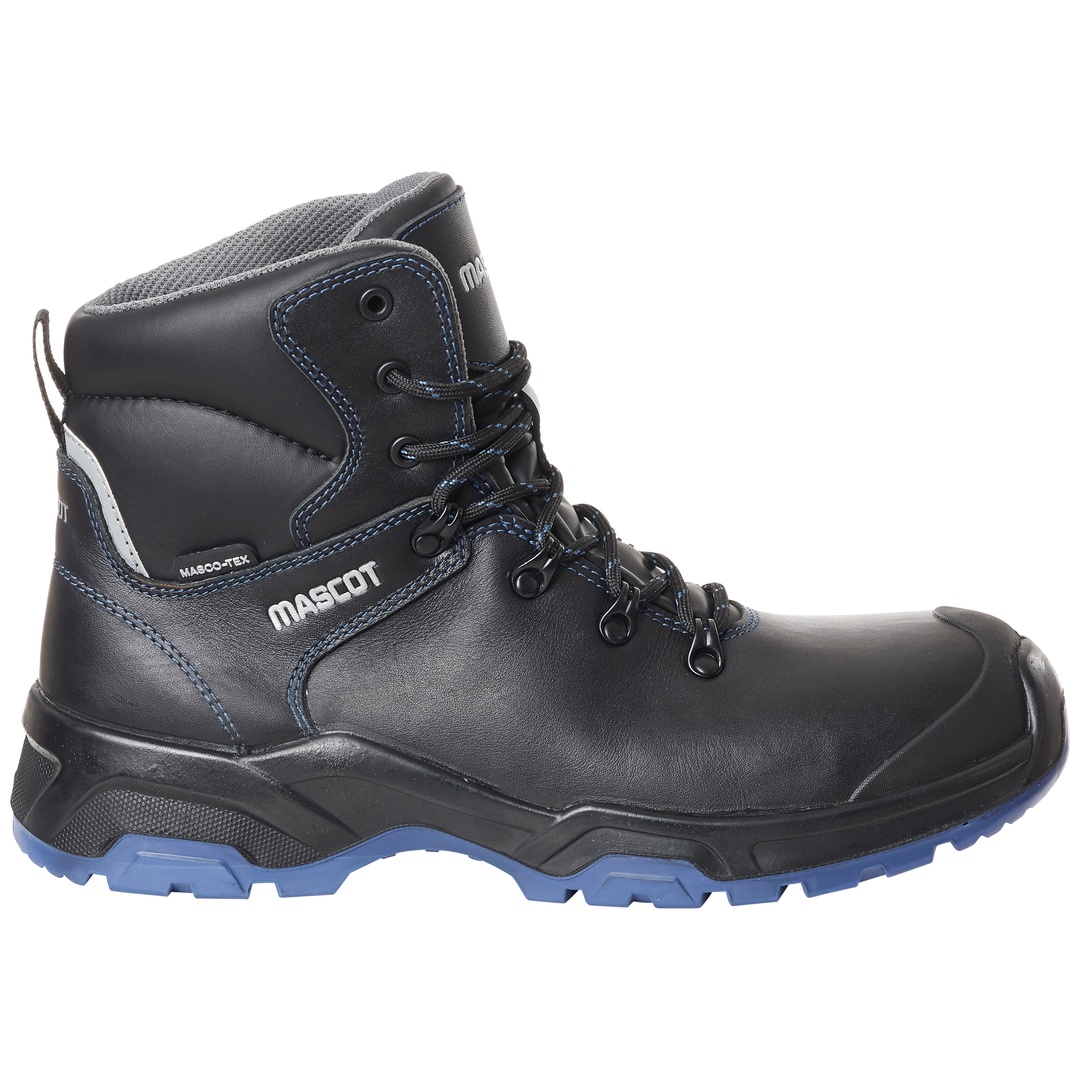 Mascot MASCOT® FOOTWEAR FLEX Sicherheitsstiefel S3 SRC DGUV Gr.43 schwarz/kornblau