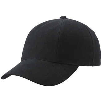 myrtle beach Originelles Cap mit verdrehten, gleich großen Panels MB609 Gr. one size black