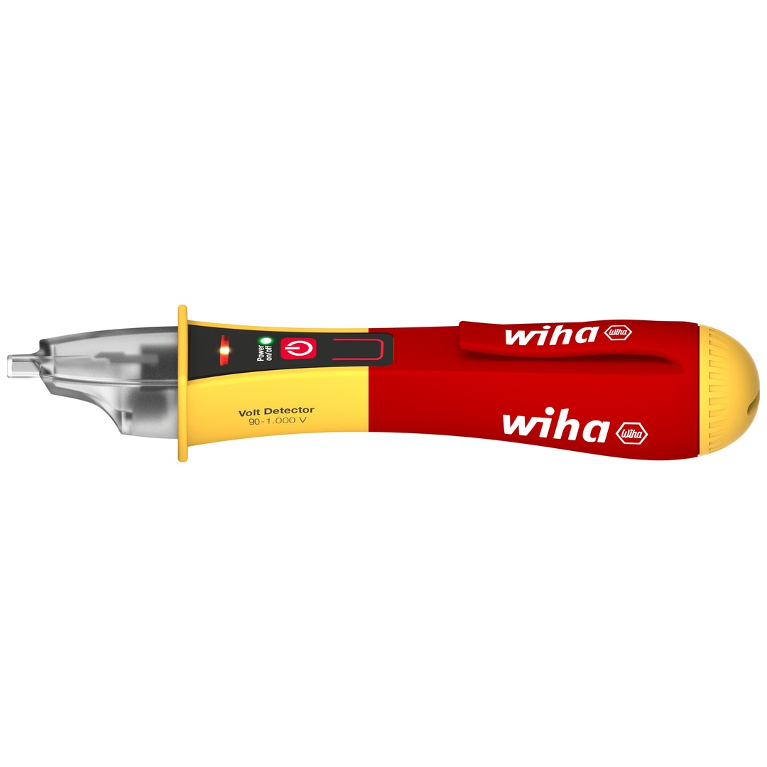 Wiha Spannungsprüfer Volt Detector berührungslos, einpolig, 90 – 1.000 V AC inkl. 2x AAA-Batterien