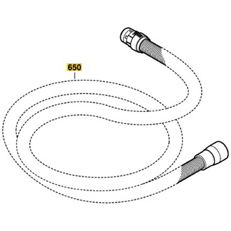 Bosch Luftschlauch (Ersatzteil für GAS 15 L, GAS 1200 L)