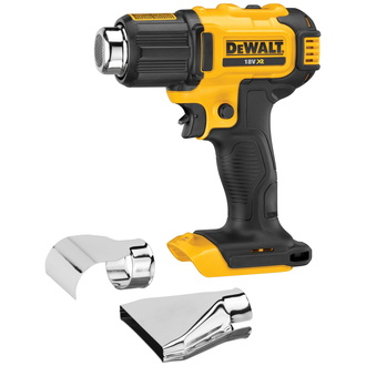 DeWalt Akku-Heißluftpistole, 18 V, incl. Zubehör, Karton