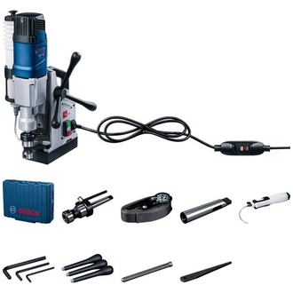 Bosch Magnetbohrmaschine GBM 50-2, incl. Zubehör, Handwerkerkoffer