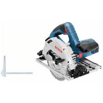 Bosch Handkreissäge GKS 55 + GCE, incl. Kreissägeblatt, Zubehör, Karton