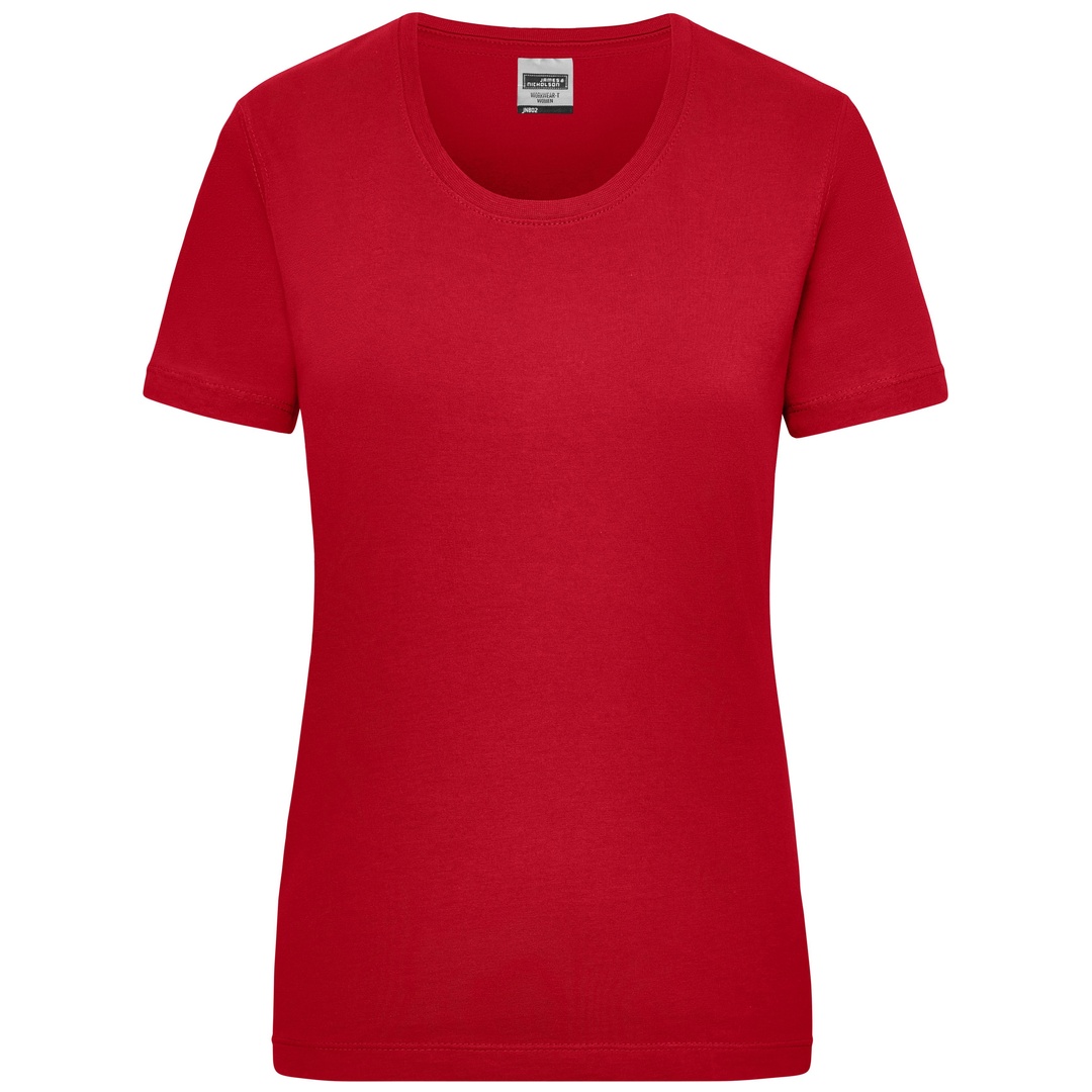 James & Nicholson Workwear T-Shirt Damen JN802 Gr. XL red