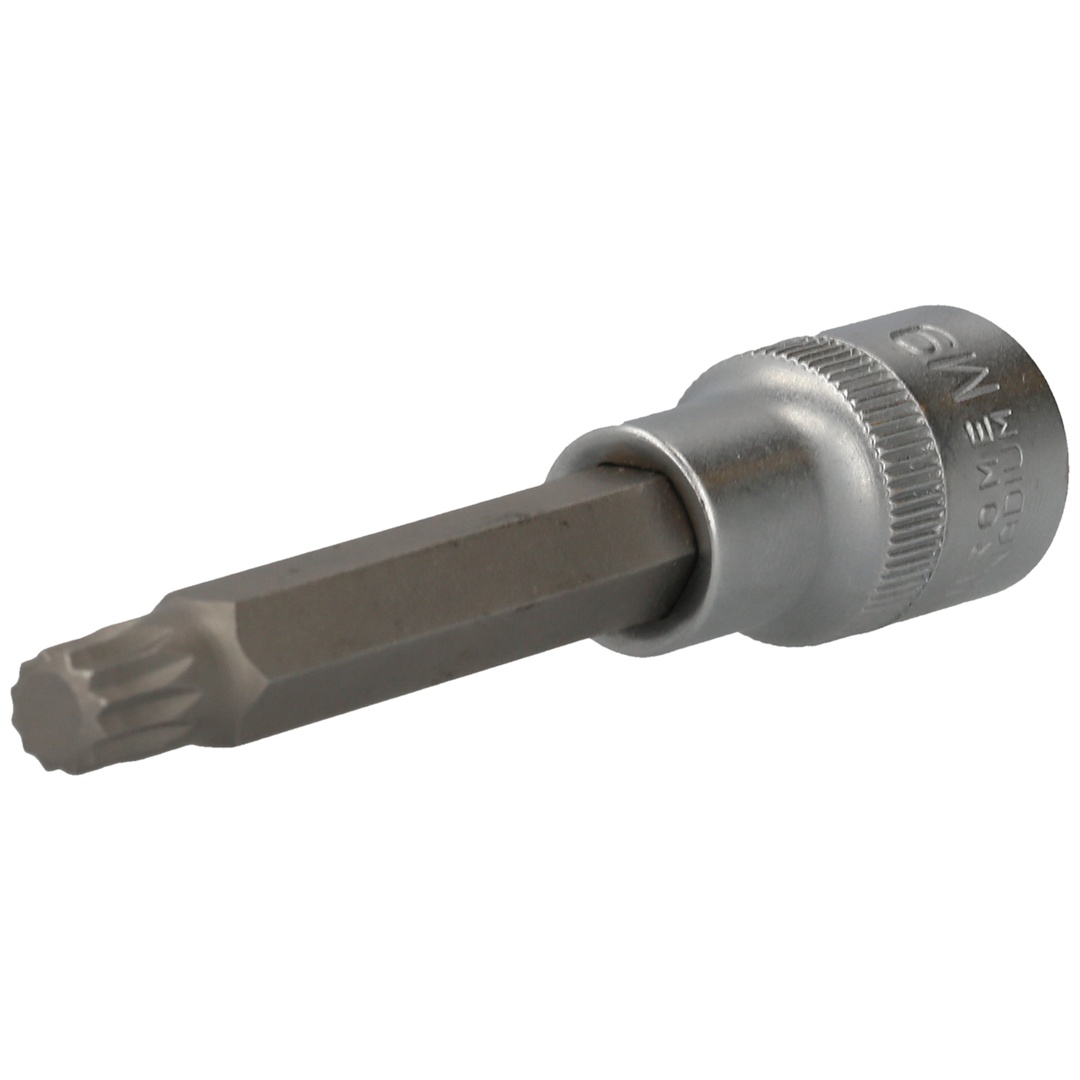 Brilliant Tools 1/2 Vielzahn-Bit-Stecknuss, 100 mm lang, M9