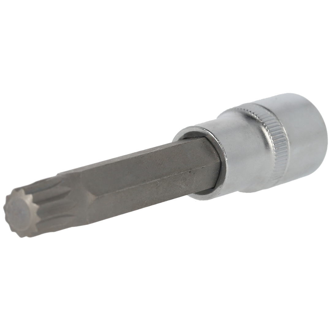 Brilliant Tools 1/2 Vielzahn-Bit-Stecknuss, 100 mm lang, M12