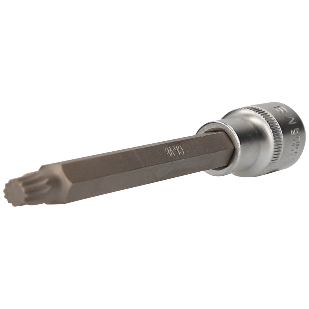 Brilliant Tools 1/2 Vielzahn-Bit-Stecknuss, 200 mm lang, M8