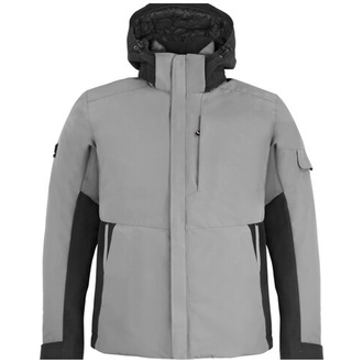 FHB GEORG Arbeitsjacke Primaloft, grau-schwarz, Gr. M