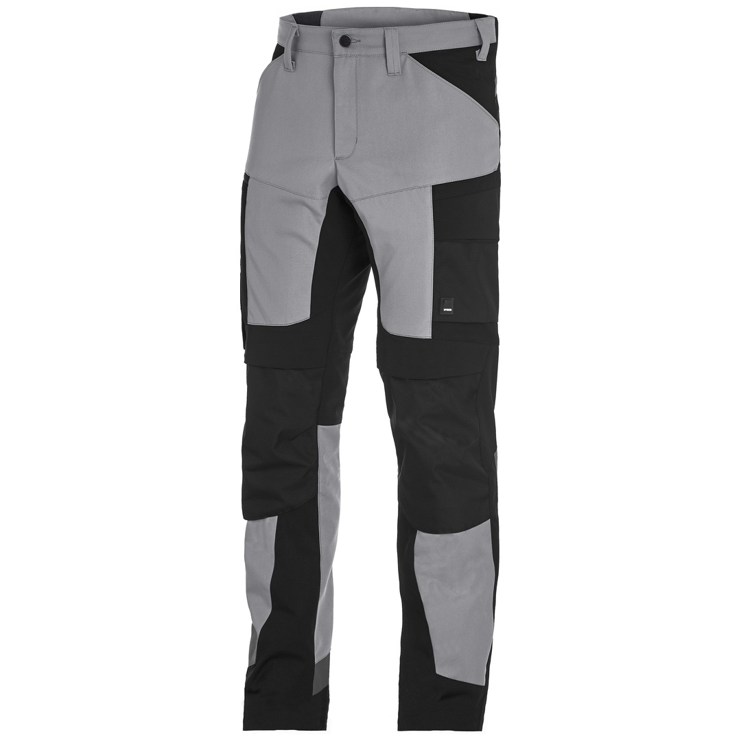 FHB Bundhose elastisch Leo 122110 Gr. 60 grau/schwarz