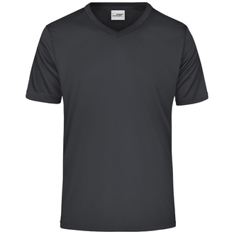 James & Nicholson Herren T-Shirt Active-V JN736 Gr. 2XL black