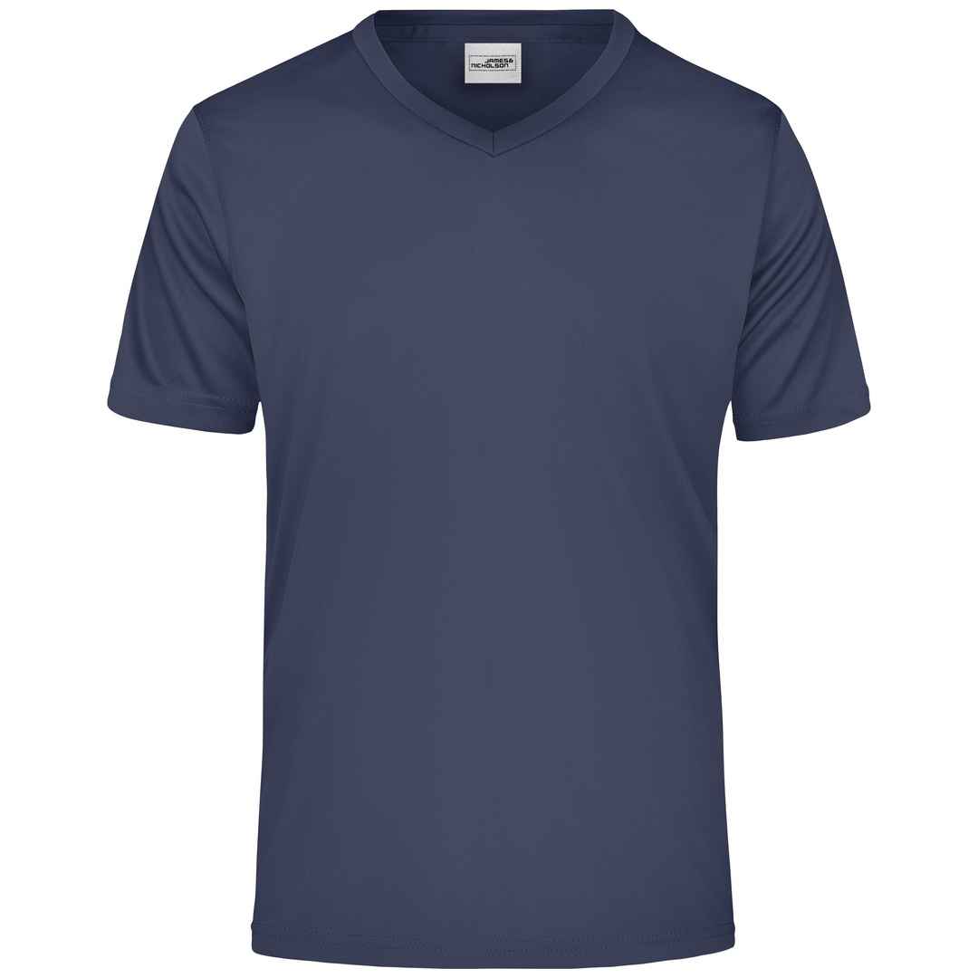 James & Nicholson Herren T-Shirt Active-V JN736 Gr. M navy