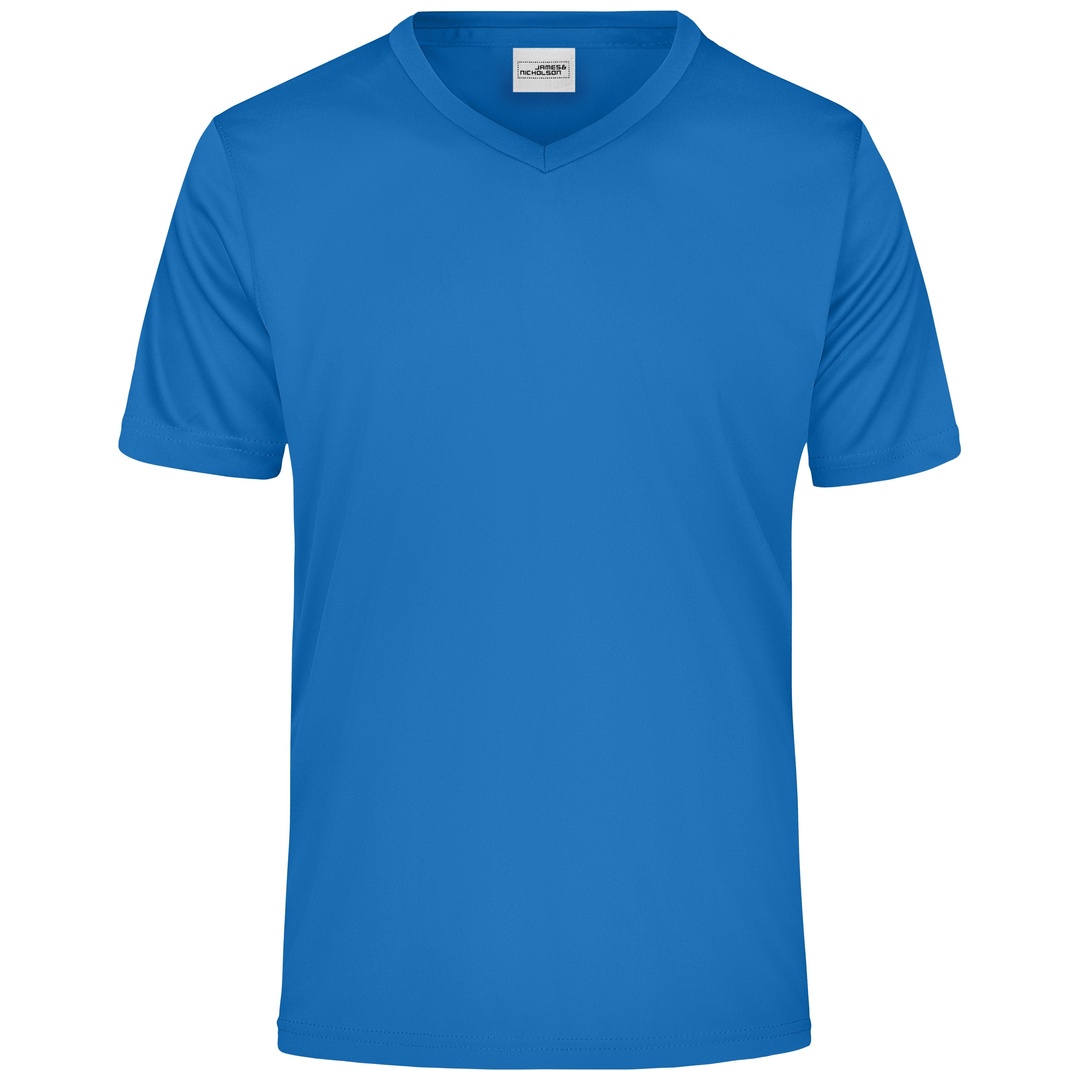 James & Nicholson Herren T-Shirt Active-V JN736 Gr. 2XL royal