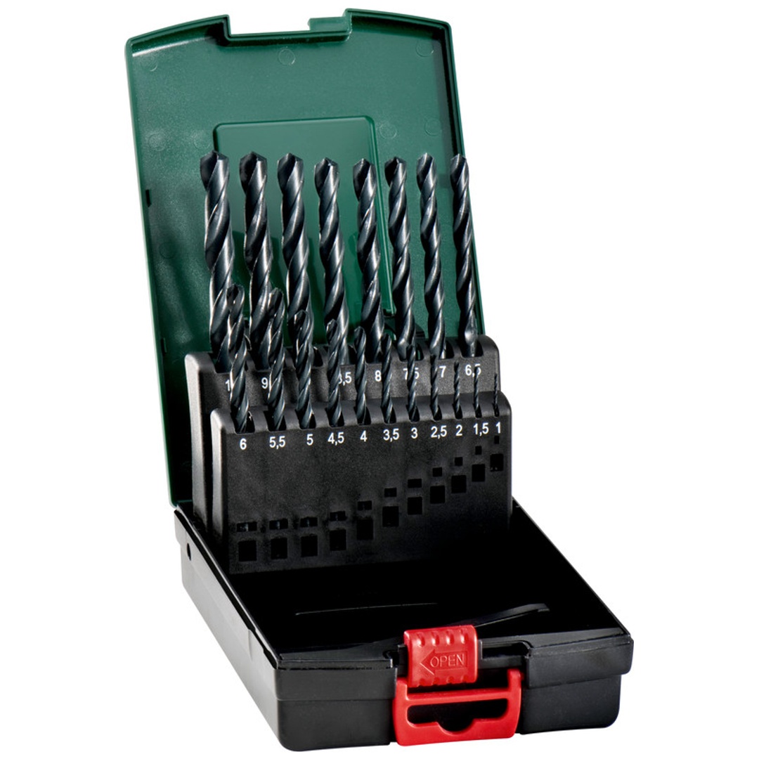 Metabo HSS-R-Bohrerkassette, 19-tlg.
