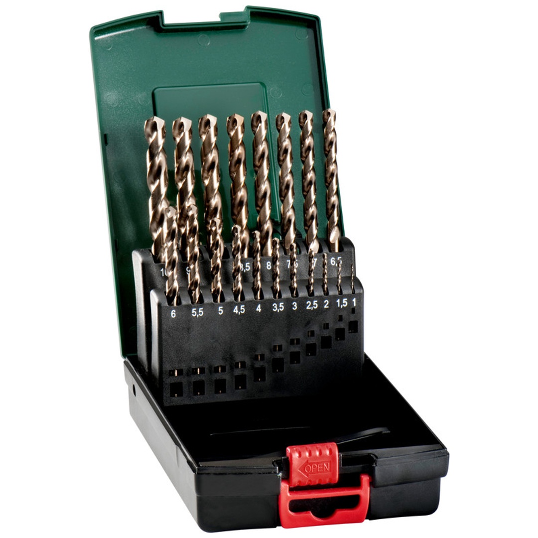 Metabo HSS-Co-Bohrerkassette, 19-tlg.
