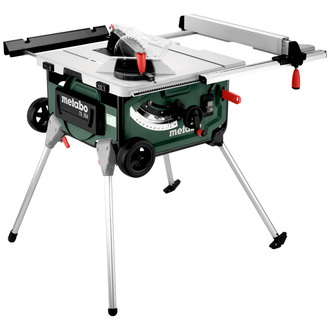 Metabo Tischkreissäge TS 254, mit Untergestell und Trolleyfunktion, Karton