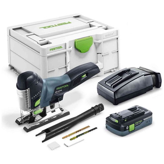 Festool Akku-Pendelstichsäge PSC 420 HPC 4,0 EBI-Plus CARVEX, incl. 1x Akku 4 Ah, Schnellladegerät, Stichsägeblatt-Set, Zubehör, Systainer